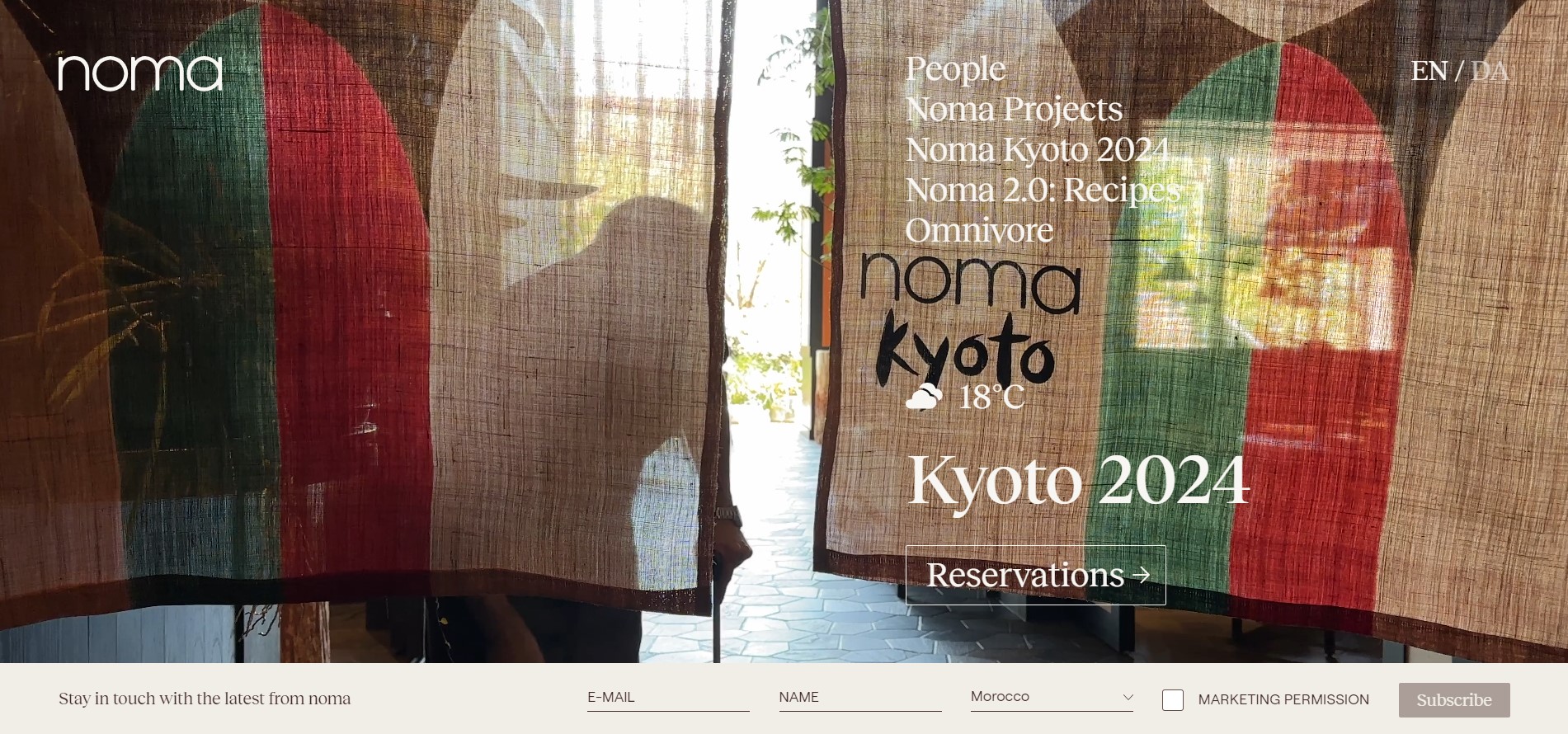 Restaurant Website Image